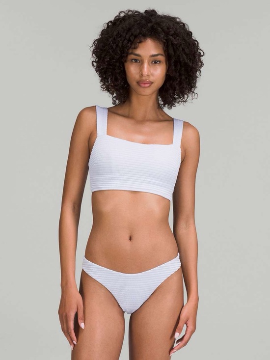 lululemon athletica Other - Lululemon Smocked Bikini Swimsuit 2 PC Set Pastel Blue Size 10 Medium NWT